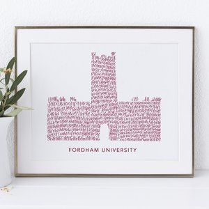 Fordham University Word Art